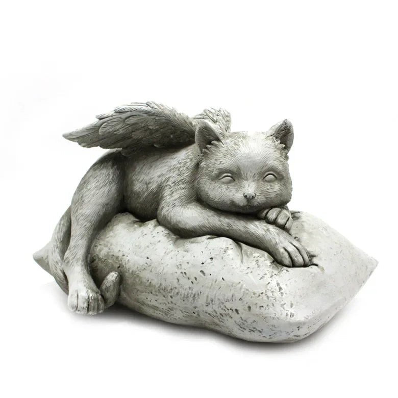 Angel Cat Memorial Statue - Pettributemarkers - 