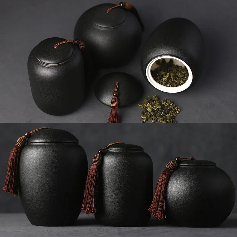 Beautiful, elegant, and stunning black ceramics pet urns for ashes - Pettributemarkers - 